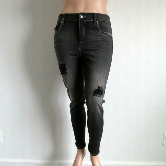 Melissa McCarthy Jeans PENCIL Plus Size 16 NWT - Picture 3 of 4